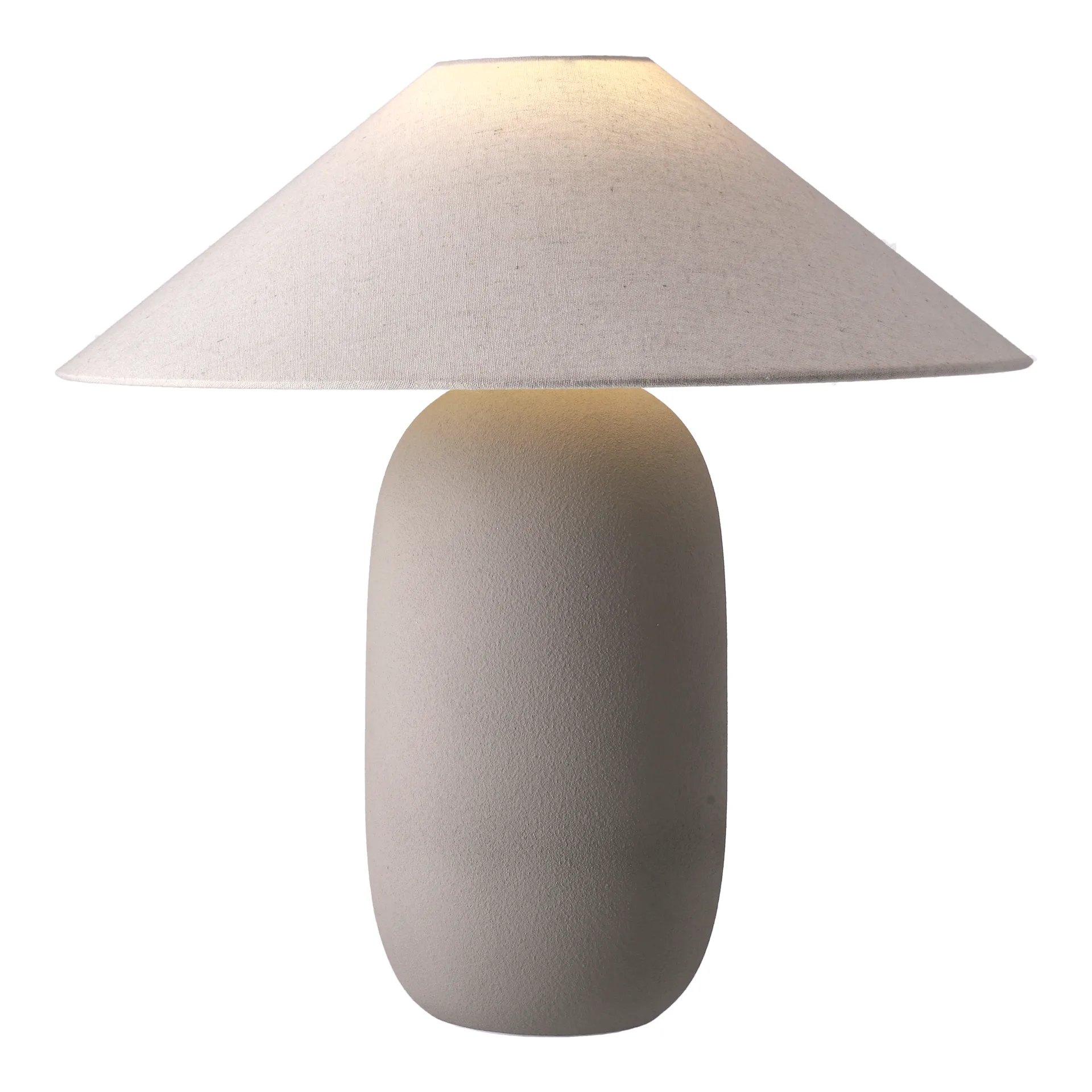 Boulder tafellamp 48 cm grey-nature,  Scandi Living