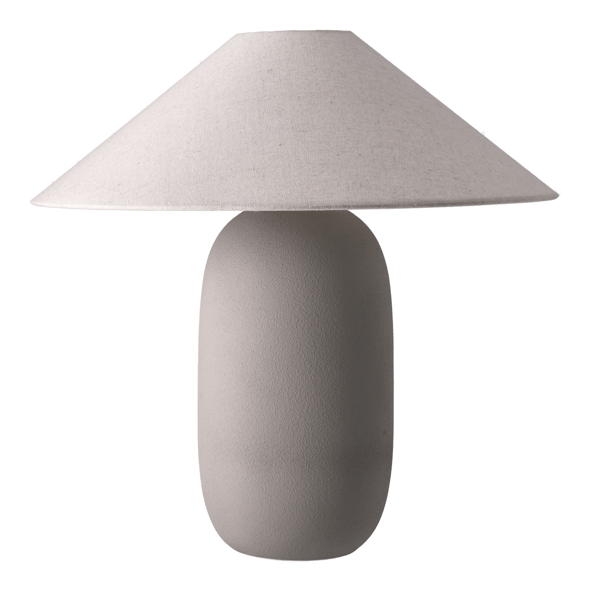 Scandi Living Boulder tafellamp 48 cm grey-nature Lampvoet