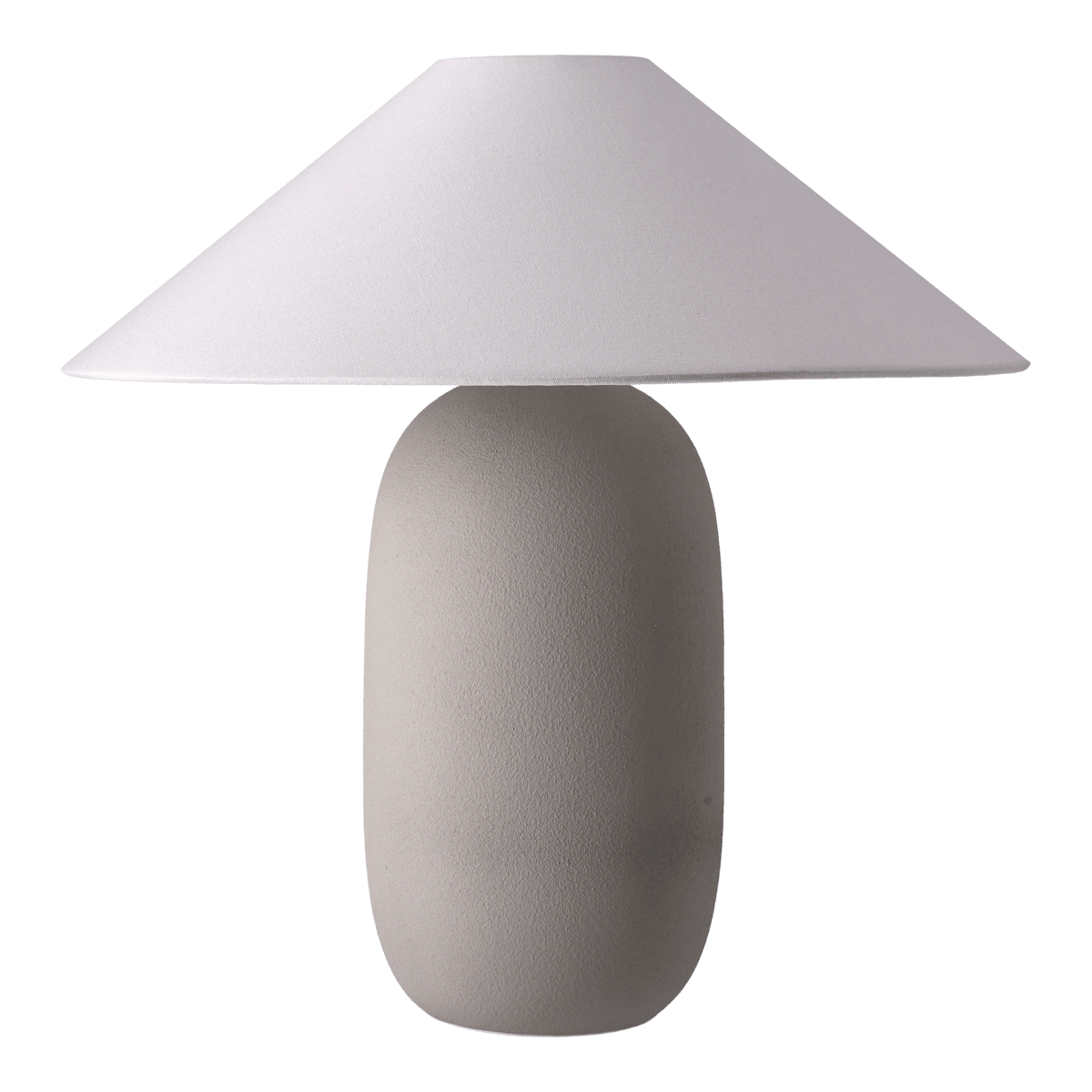 Scandi Living Boulder tafellamp 48 cm grey-white Lampvoet