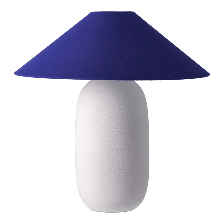 Boulder tafellamp 48 cm white-cobolt Scandi Living