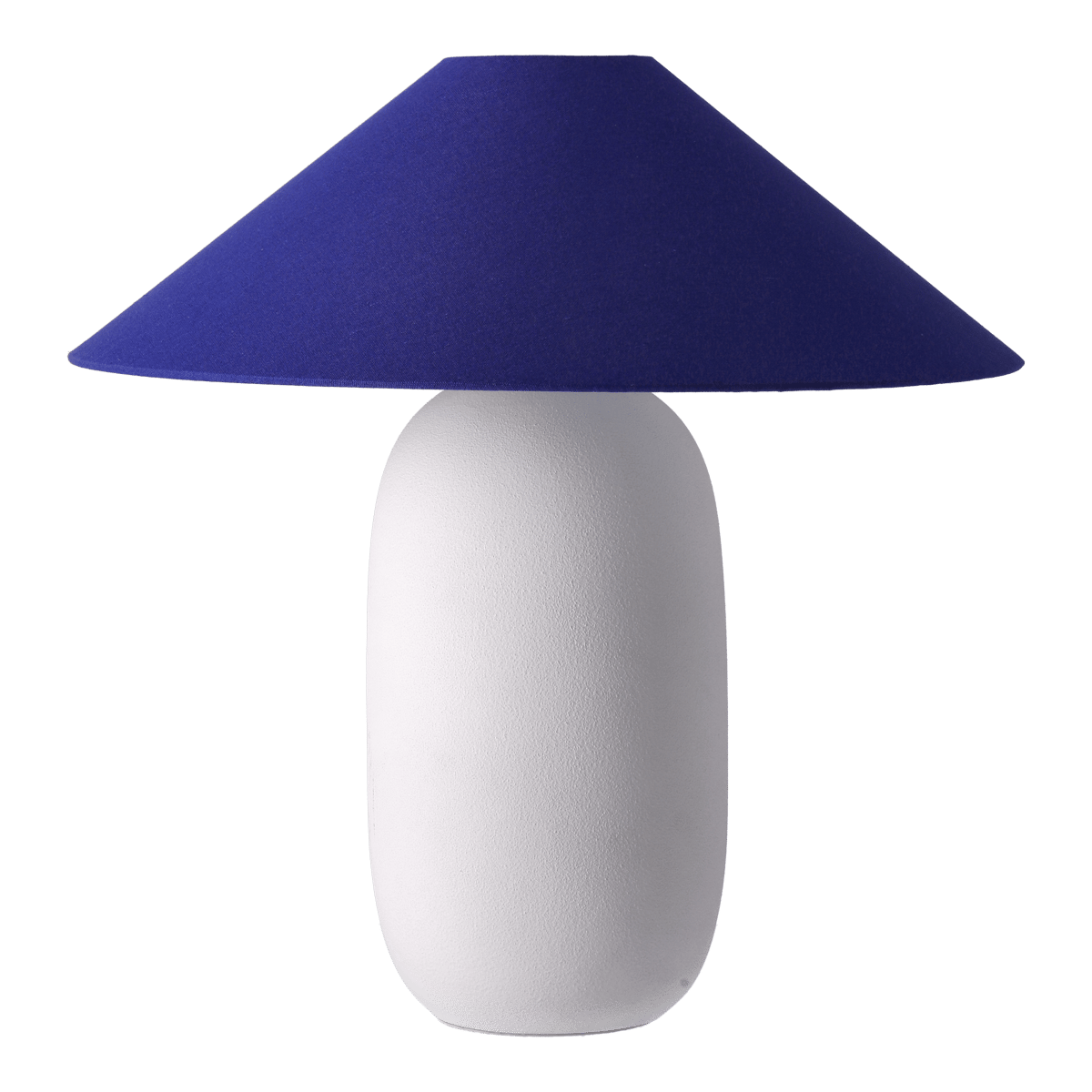 Scandi Living Boulder tafellamp 48 cm white-cobolt