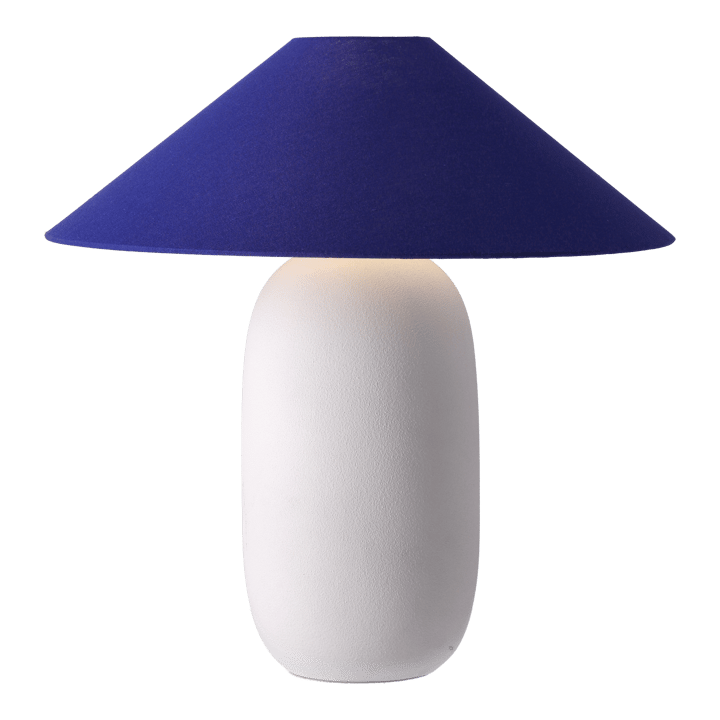 Boulder tafellamp 48 cm white-cobolt Scandi Living