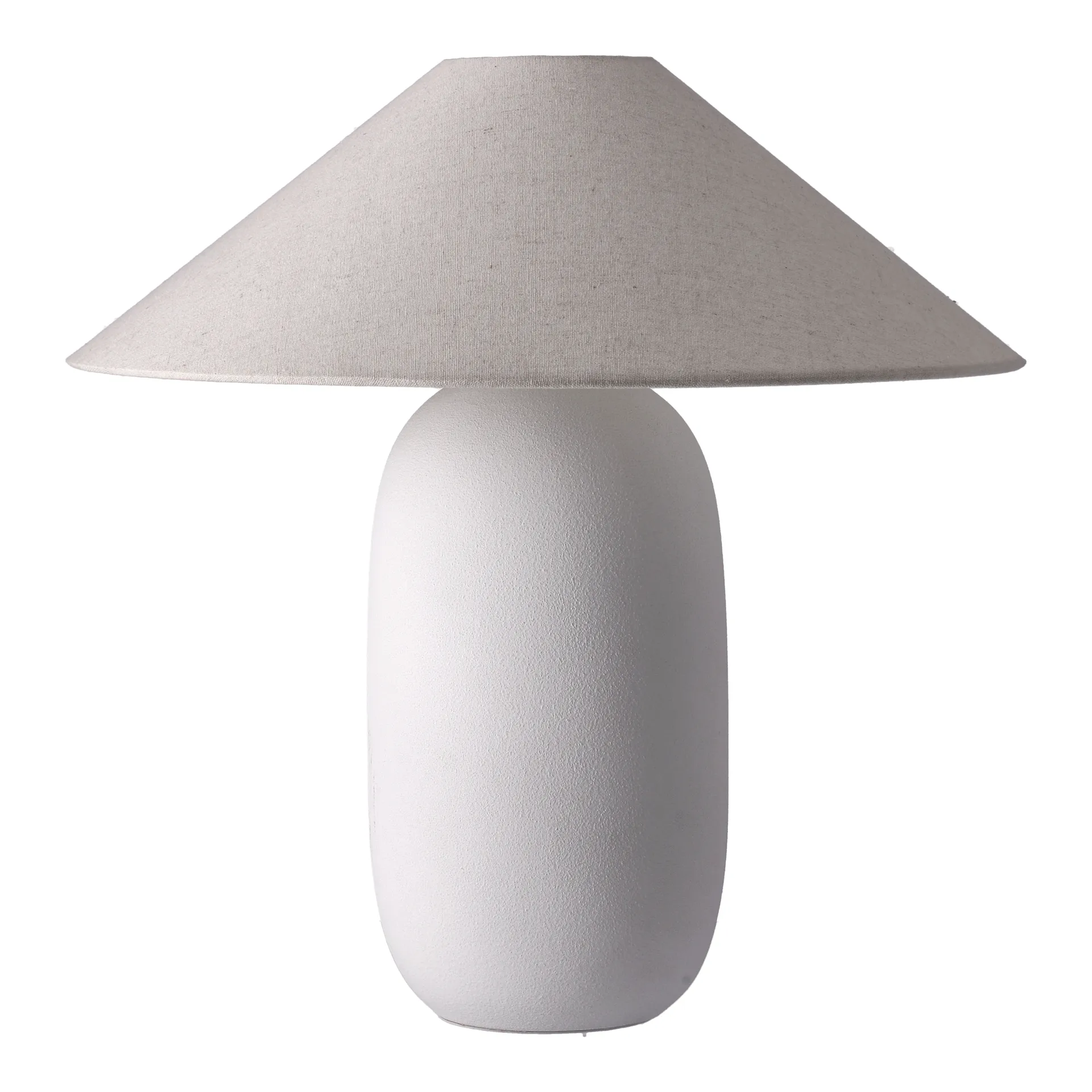 Boulder tafellamp 48 cm white-nature,  Scandi Living