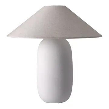 Boulder tafellamp 48 cm white-nature - Scandi Living