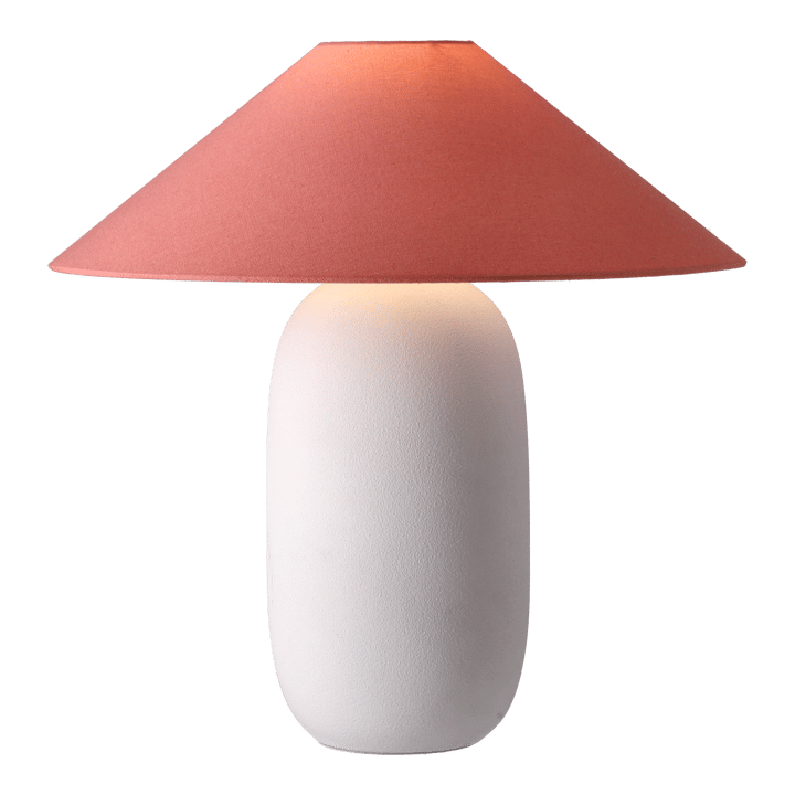 Boulder tafellamp 48 cm white-peach Scandi Living