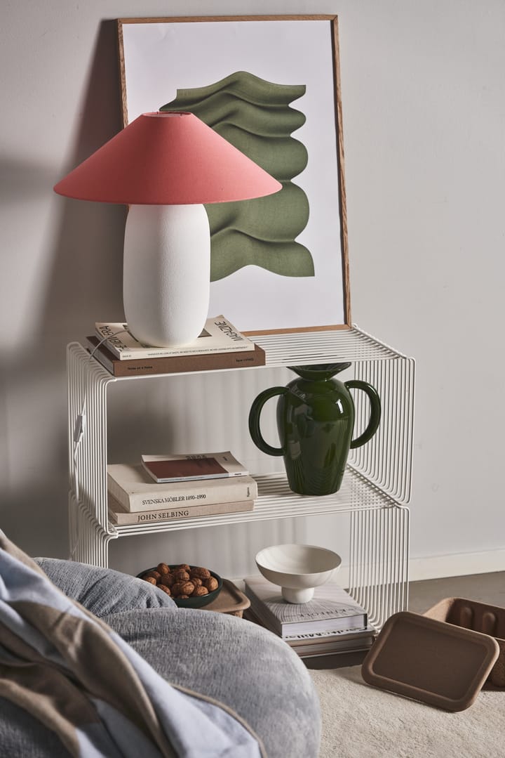 Boulder tafellamp 48 cm white-peach Scandi Living