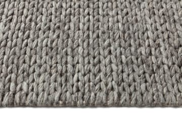 Braided wollen vloerkleed natuurgrijs - 200x300 cm - Scandi Living