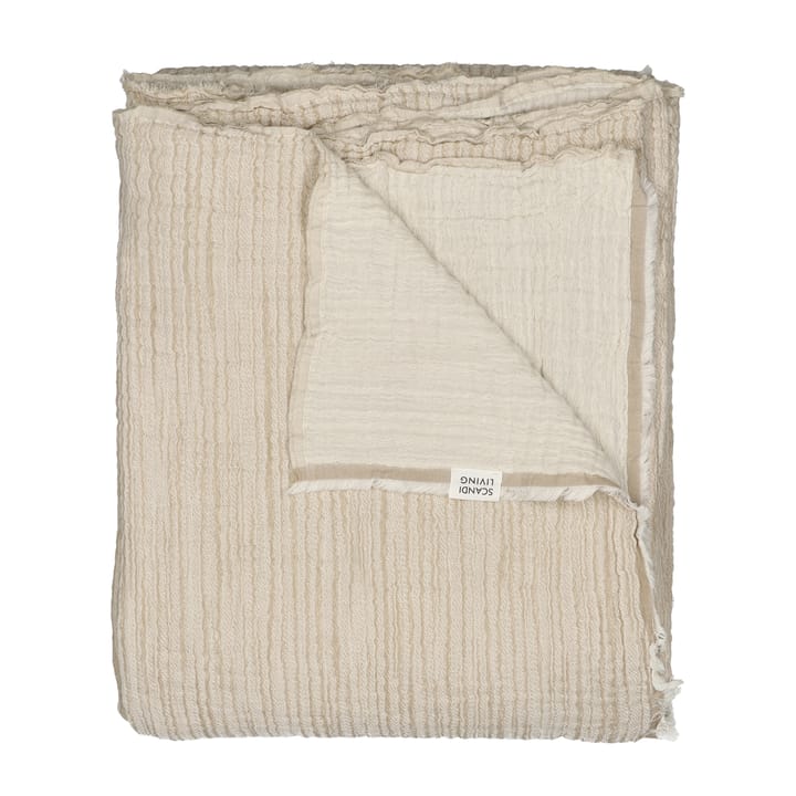 Breeze sprei 160x260cm, Beige Scandi Living