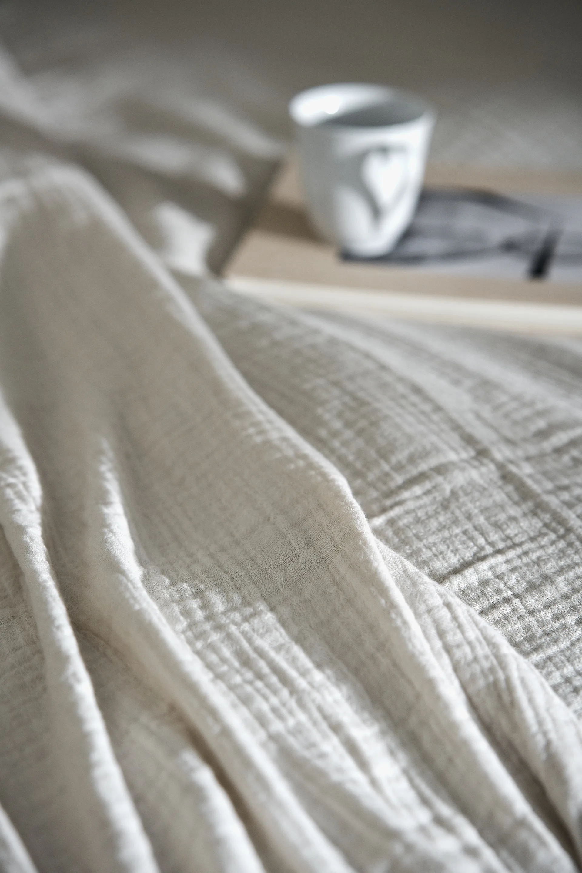 Breeze sprei 160x260cm, Off white Scandi Living