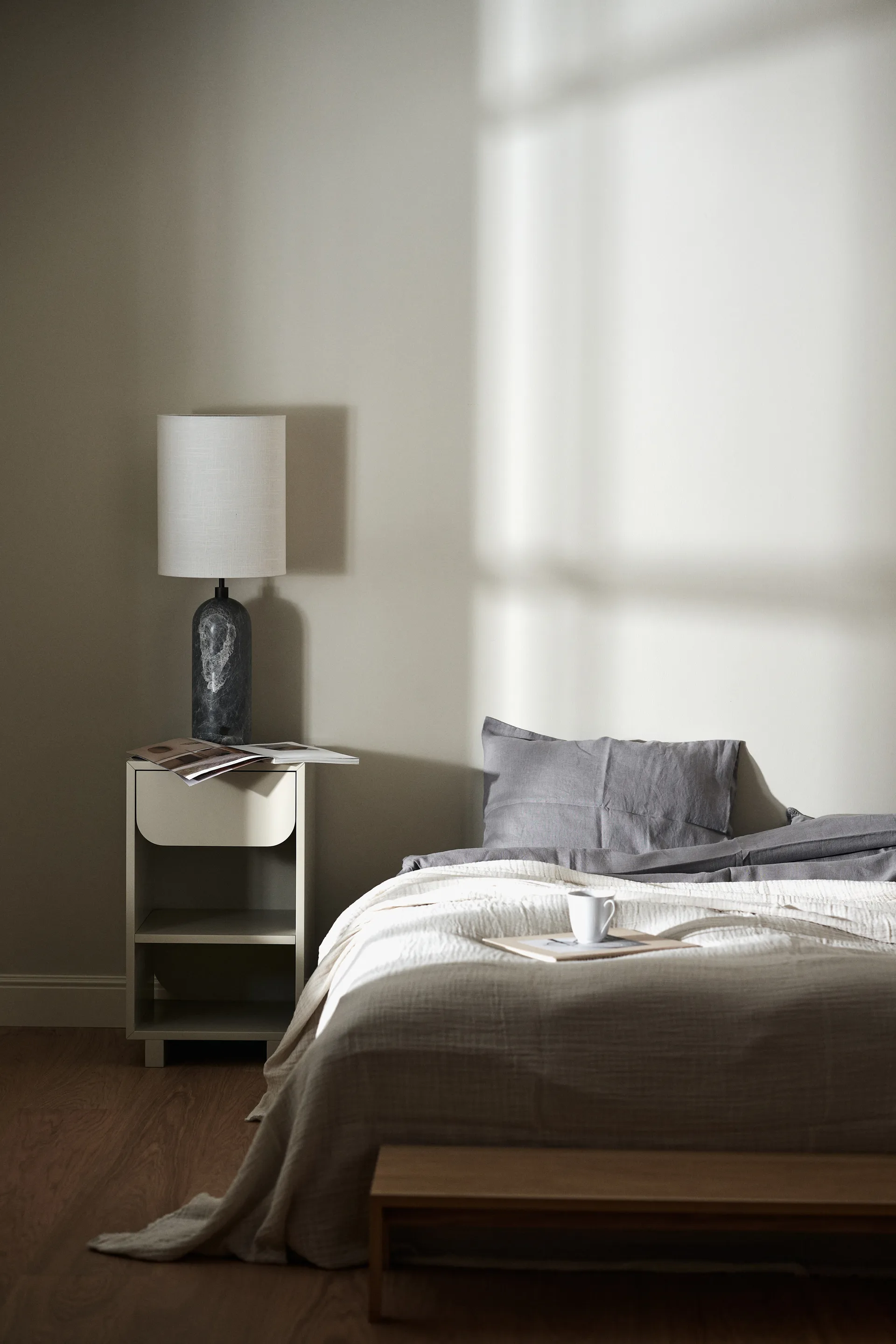 Breeze sprei 160x260cm, Off white Scandi Living