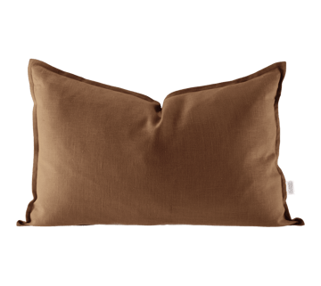 Calm kussenhoes linnen 40x60 cm - Almond Brown - Scandi Living