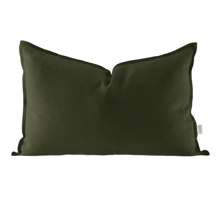 Calm kussenhoes linnen 40x60 cm - Forest Green - Scandi Living