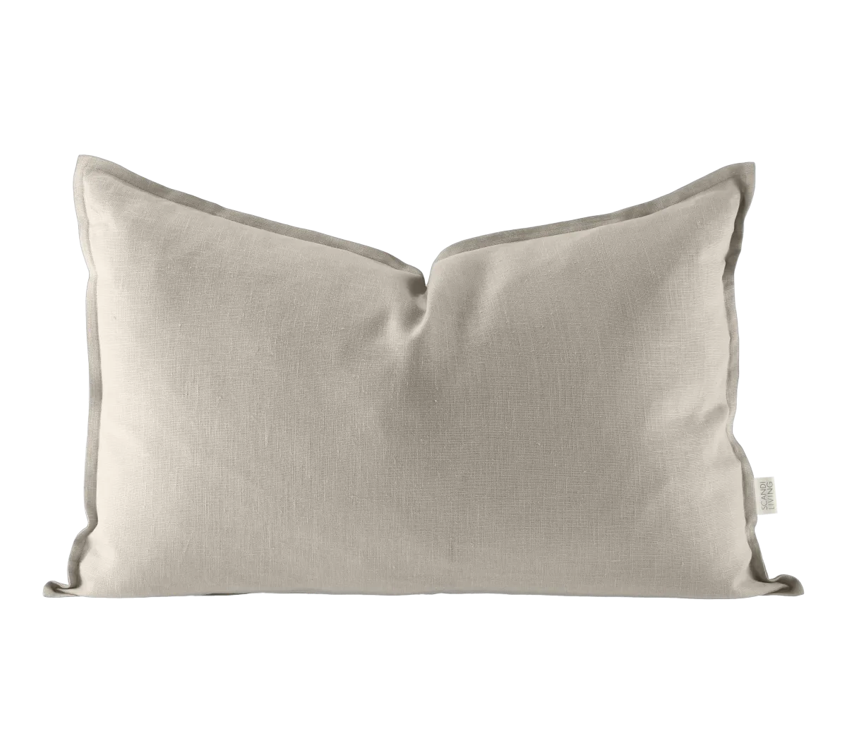 Calm kussenhoes linnen 40x60 cm, Greige Scandi Living