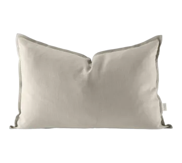 Calm kussenhoes linnen 40x60 cm - Greige - Scandi Living