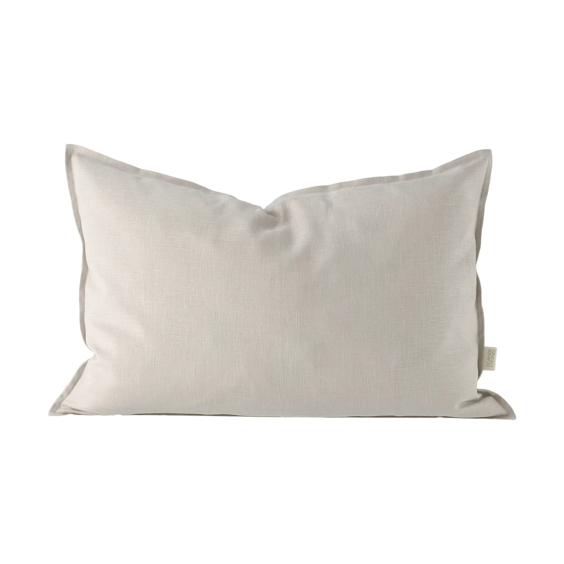 Calm kussenhoes linnen 40x60 cm, Greige Scandi Living