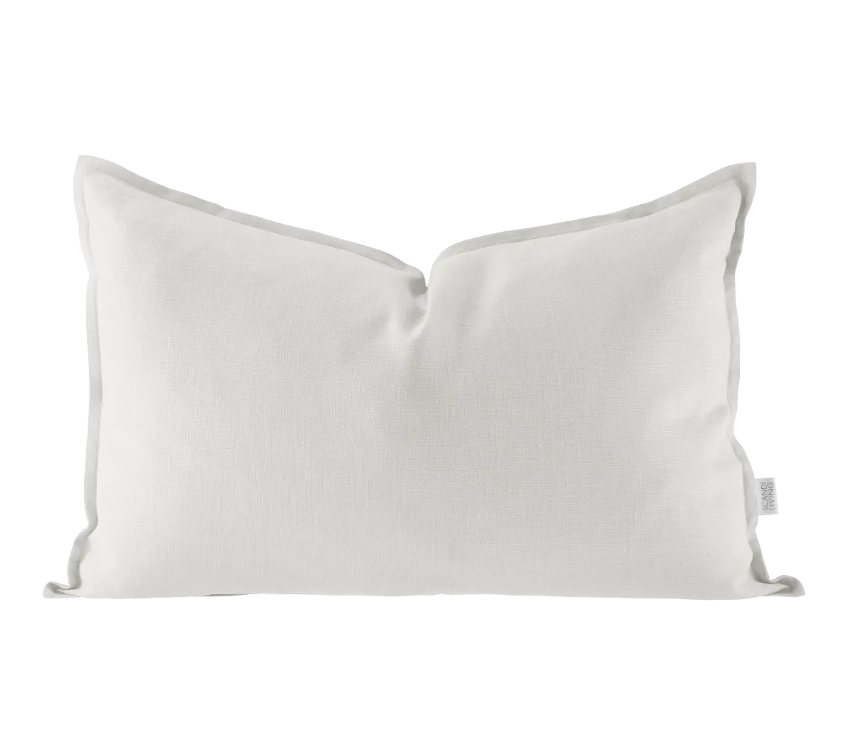 Calm kussenhoes linnen 40x60 cm, White Scandi Living