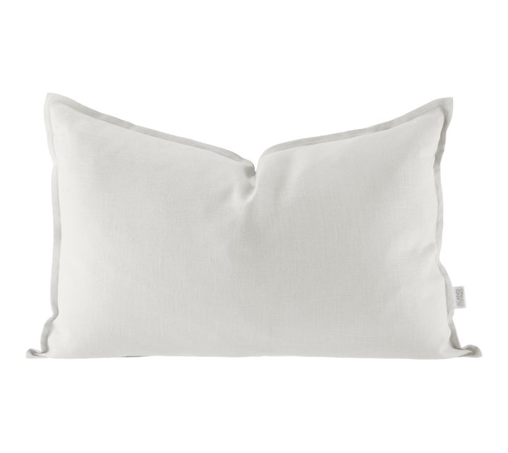 Calm kussenhoes linnen 40x60 cm - White - Scandi Living