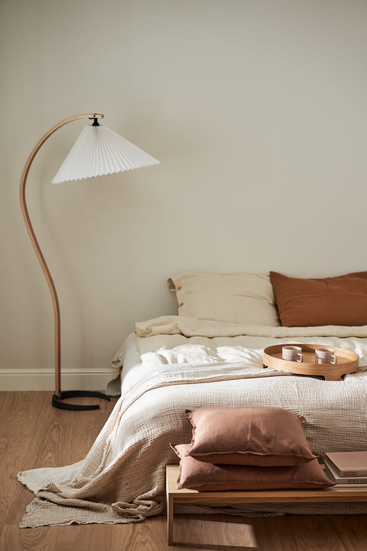 Calm kussenhoes linnen 50x50 cm, Almond Brown Scandi Living