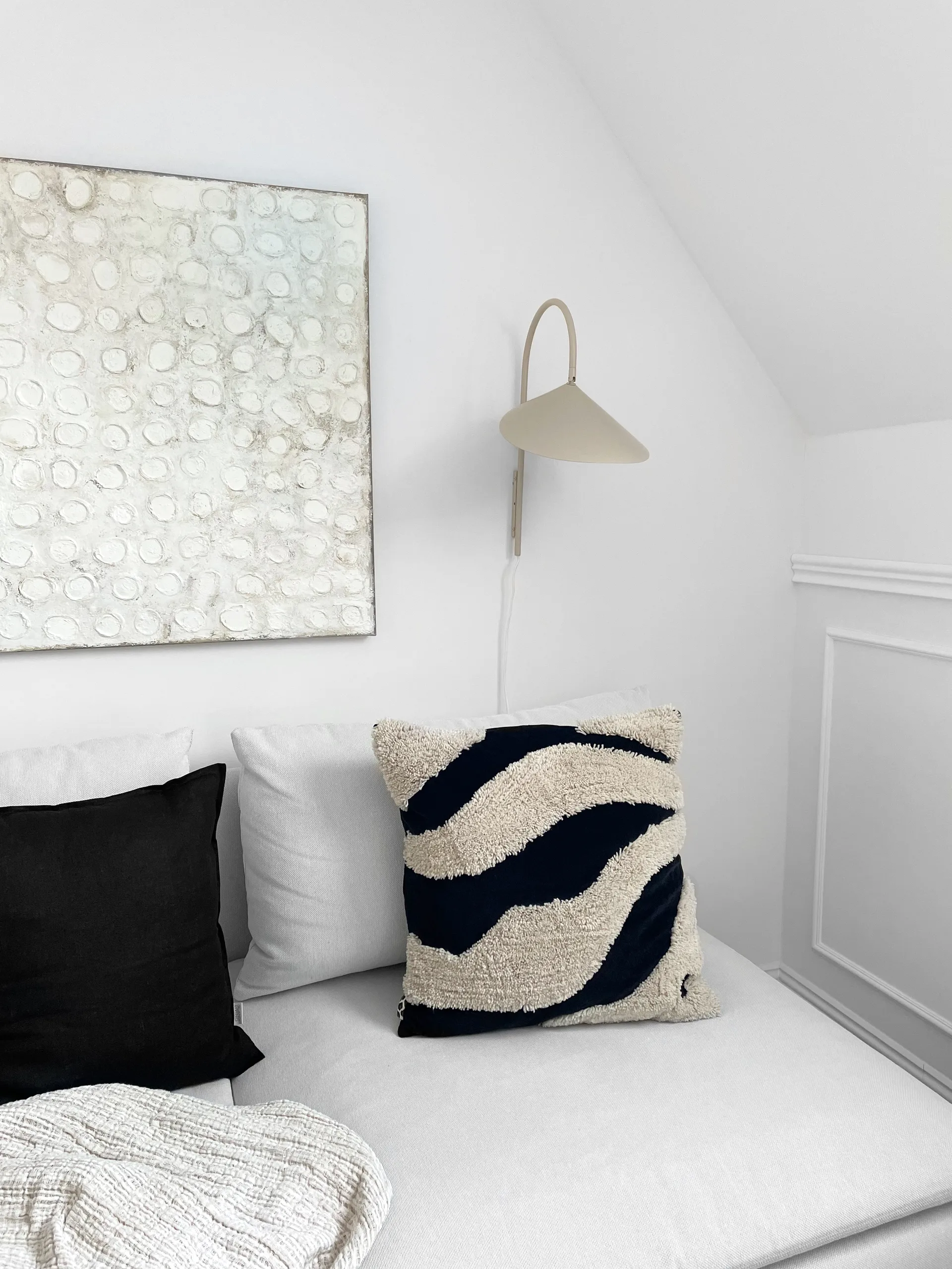 Calm kussenhoes linnen 50x50 cm, Carbon Scandi Living