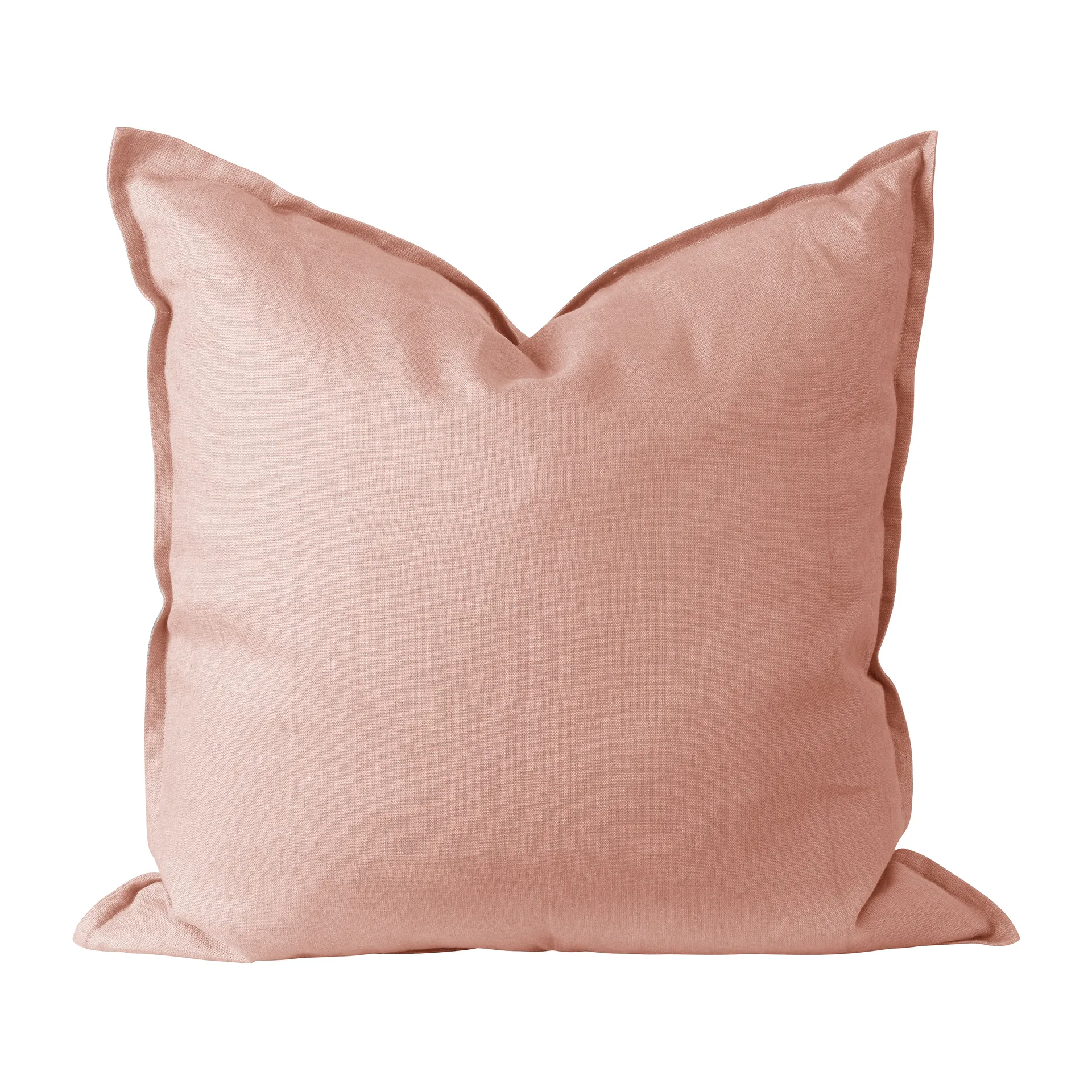 Calm kussenhoes linnen 50x50 cm, Dusty Rose Scandi Living