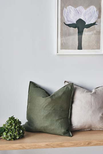 Calm kussenhoes linnen 50x50 cm - Forest Green - Scandi Living