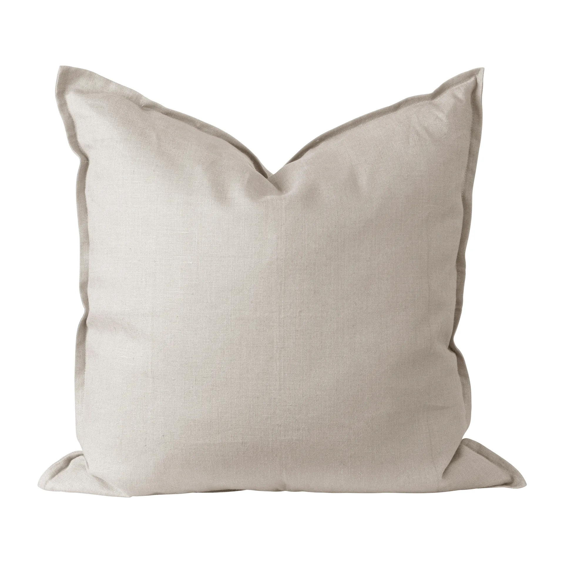 Calm kussenhoes linnen 50x50 cm, Greige Scandi Living