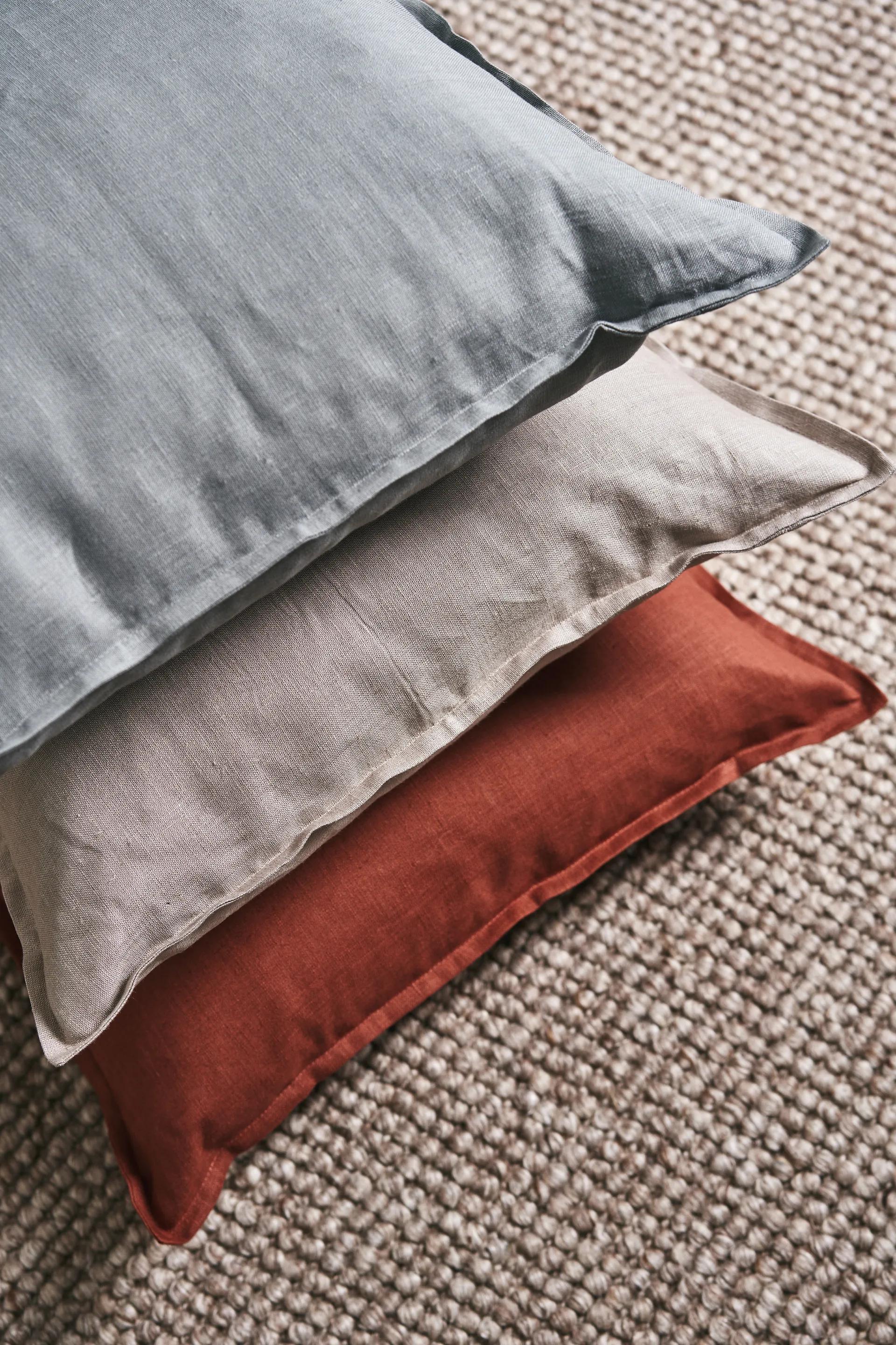 Calm kussenhoes linnen 50x50 cm, Rust Scandi Living