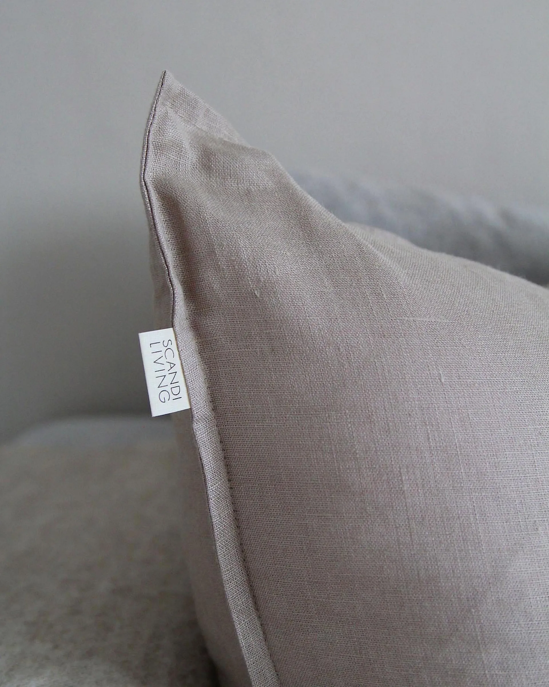 Calm kussenhoes linnen 50x50 cm, Sand  Scandi Living