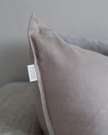 Calm kussenhoes linnen 50x50 cm - Sand  - Scandi Living