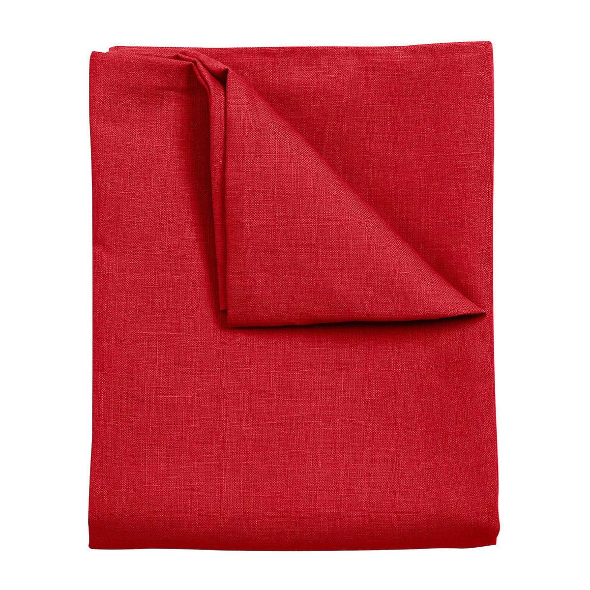 Scandi Living Clean linnen tafelkleed 145x350 cm Red
