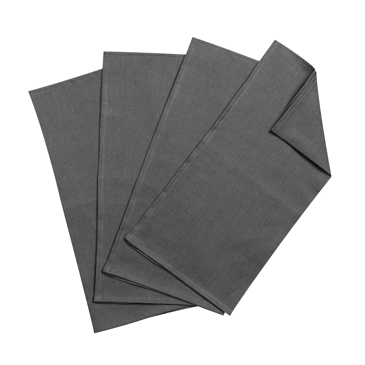 Clean servetten 45 x 45 cm 4-pack, charcoal Scandi Living