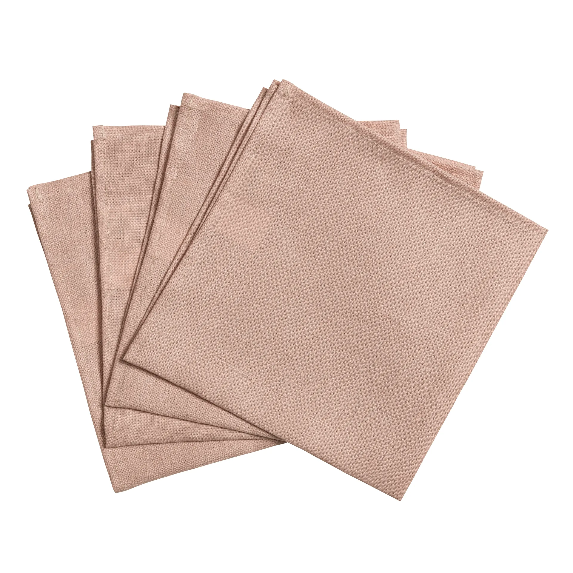Clean servetten 45 x 45 cm 4-pack, dusty rose Scandi Living