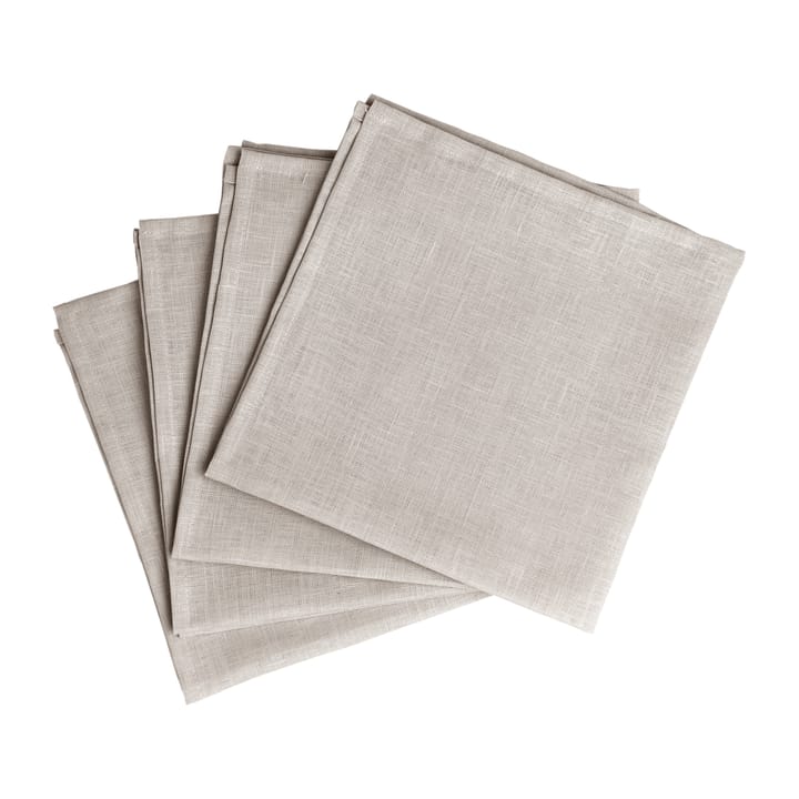 Clean servetten 45 x 45 cm 4-pack - Greige - Scandi Living