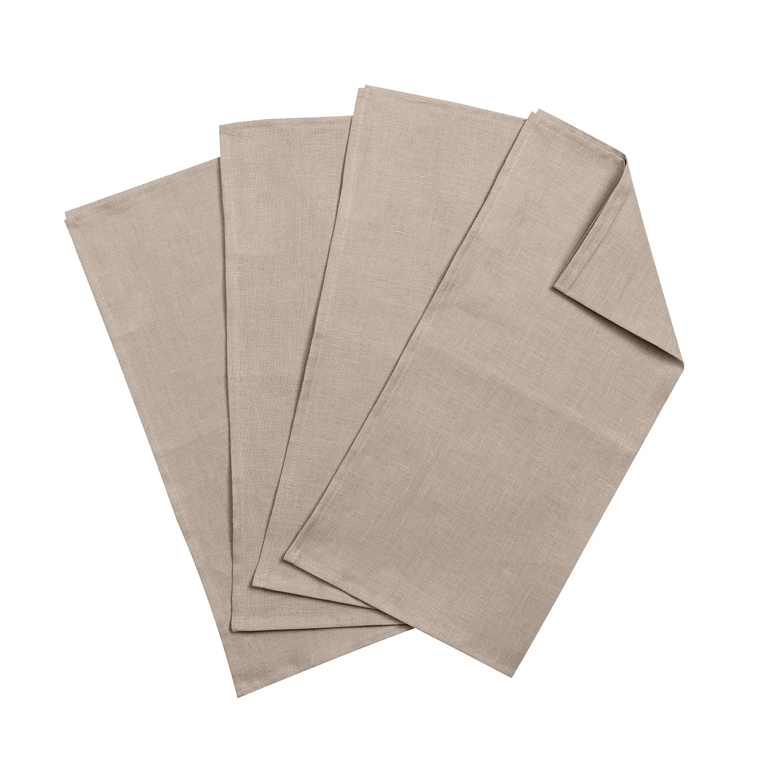 Clean servetten 45 x 45 cm 4-pack, sand Scandi Living