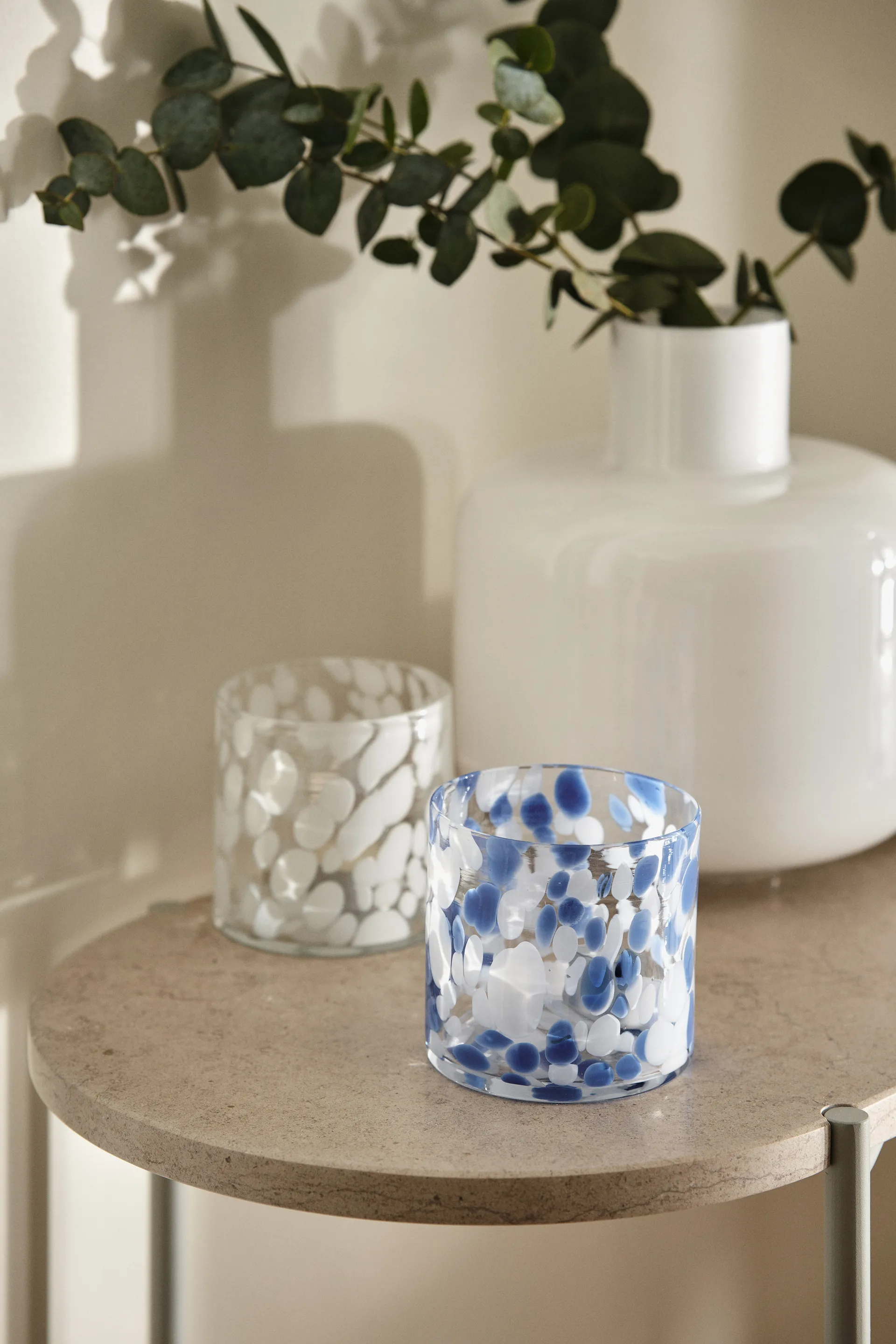 Cloud waxinelichthouder Ø10 cm, Light Blue Scandi Living