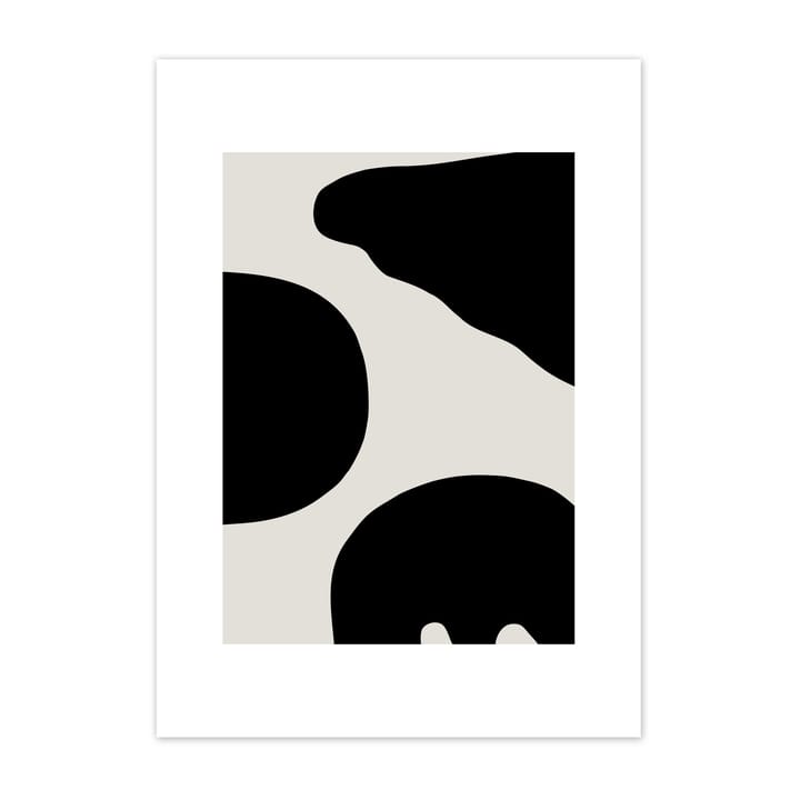 Contour poster grijs - 30x40 cm - Scandi Living