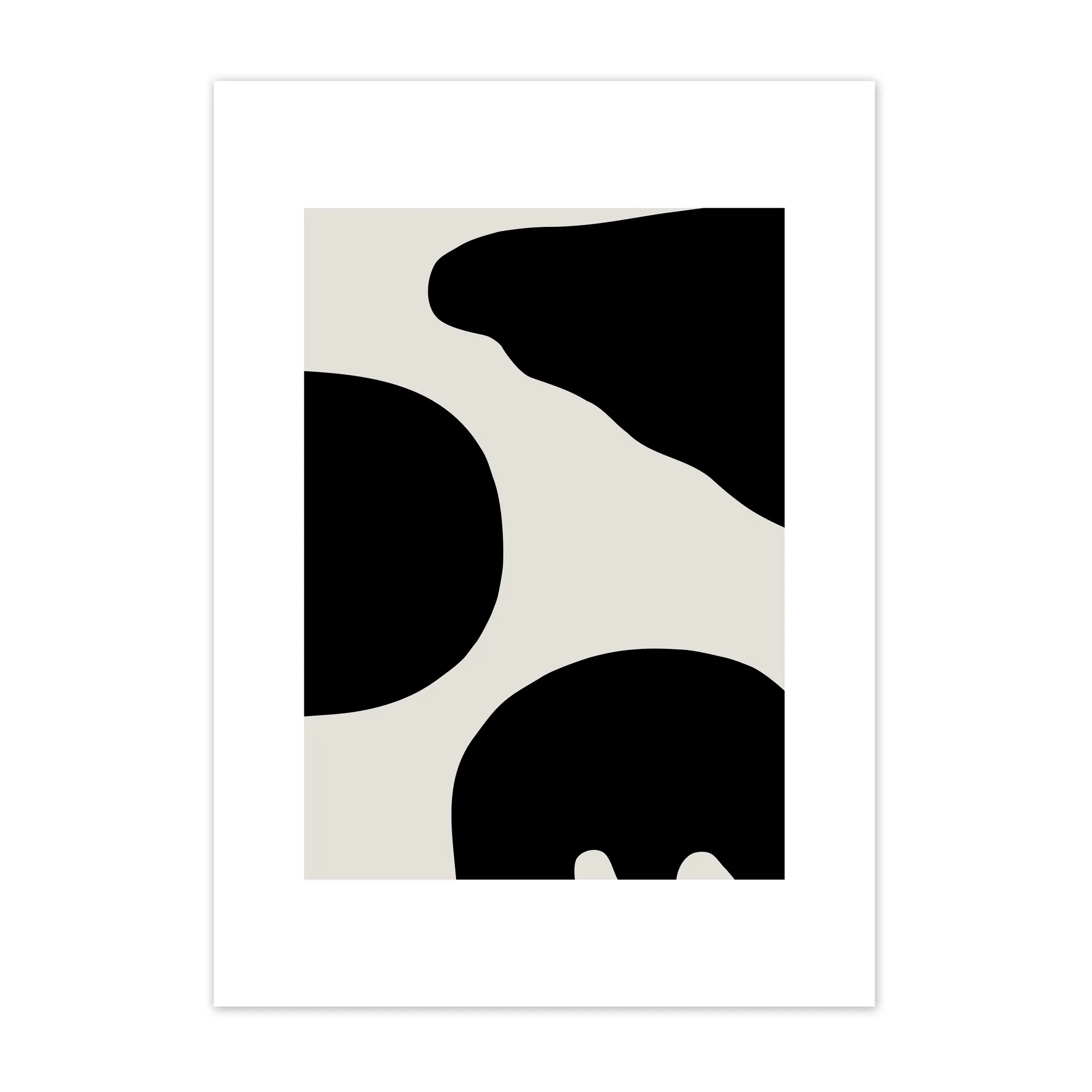 Contour poster grijs, 50x70 cm Scandi Living