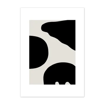 Contour poster grijs - 50x70 cm - Scandi Living