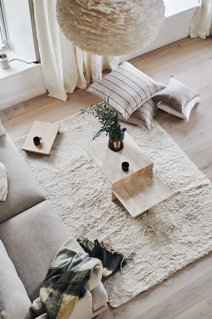 Cozy wollen vloerkleed natuurwit, 170x240 cm Scandi Living