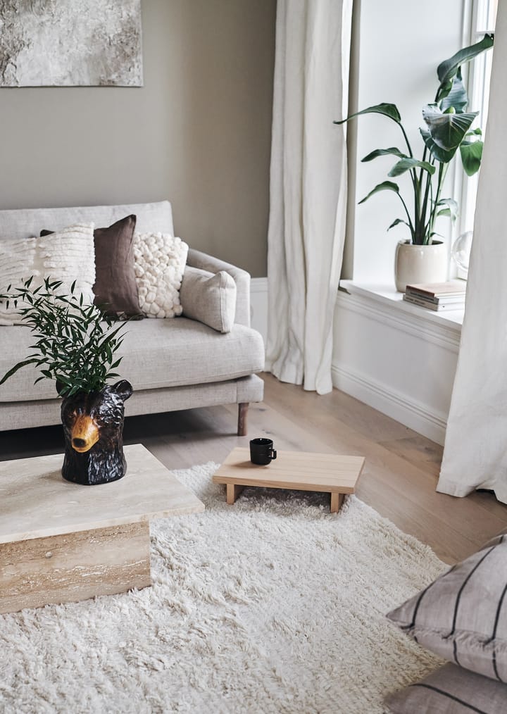 Cozy wollen vloerkleed natuurwit, 200x300 cm Scandi Living