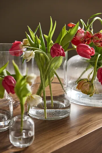 Dew vaas Ø6,5x10 cm - Helder - Scandi Living