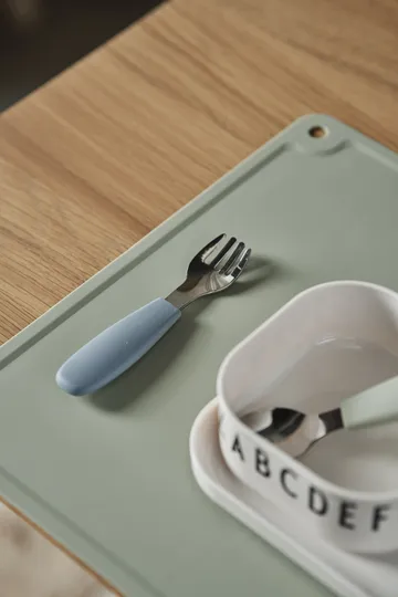 Dine bestekset siliconen 3-delig - Green-blue - Scandi Living