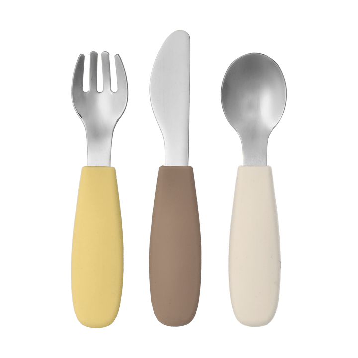 Dine bestekset siliconen 3-delig - Taupe - Scandi Living