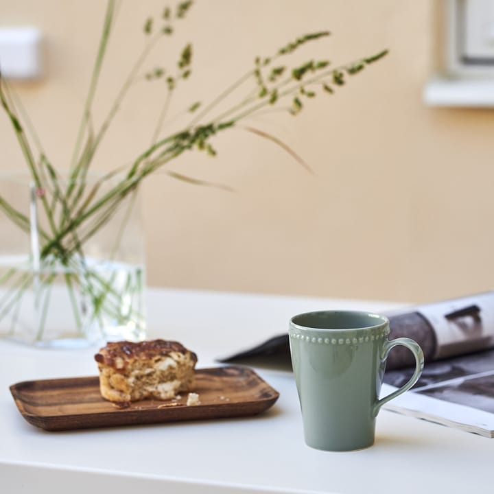 Dots mok 35 cl 4 stuks, Groen Scandi Living