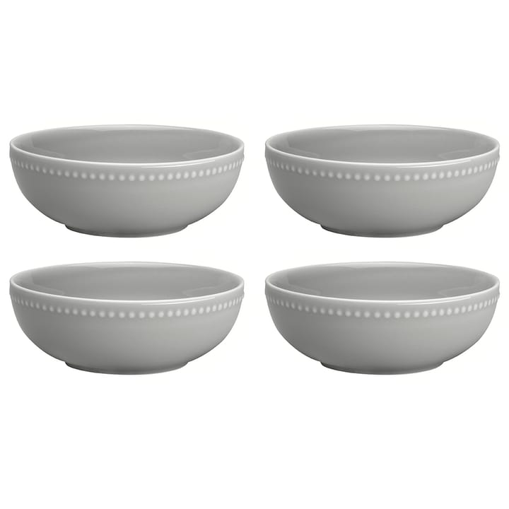 Dots ontbijtkom 60 cl 4 stuks, Grijs Scandi Living