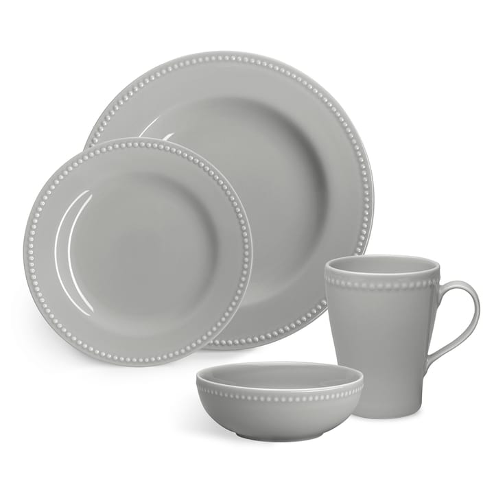 Dots ontbijtkom 60 cl 4 stuks, Grijs Scandi Living