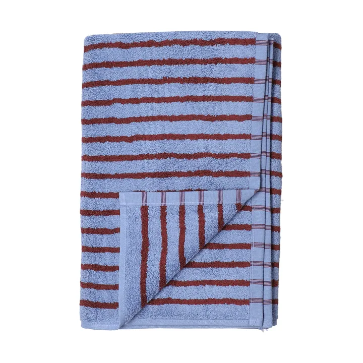 Drift badhanddoek 100x150 cm - Blauw-rood - Scandi Living
