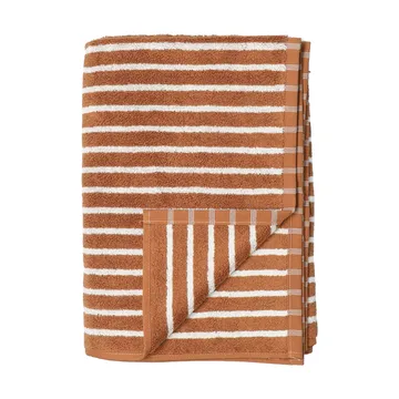 Drift badhanddoek 100x150 cm - Bruin-wit - Scandi Living