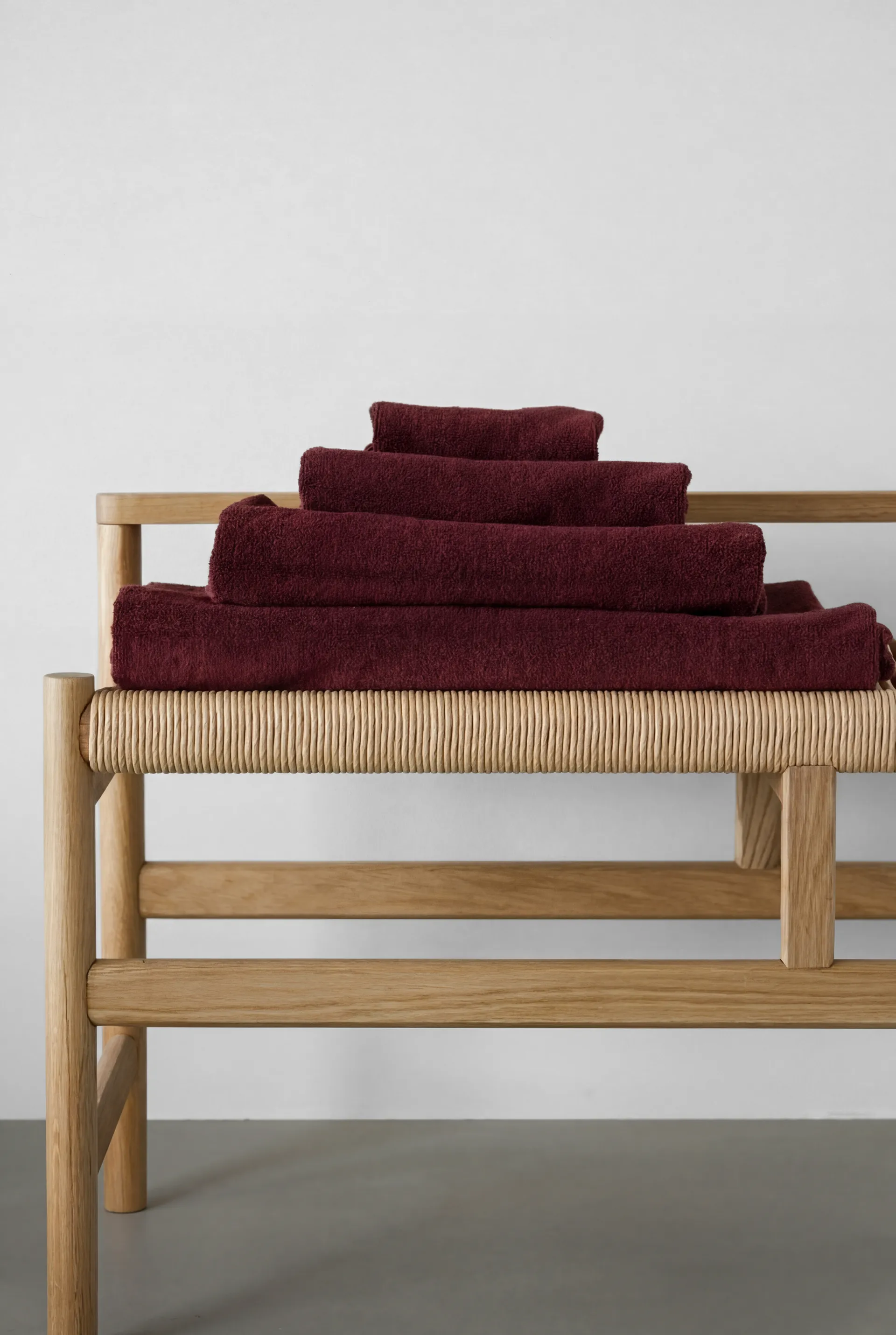 Drift badhanddoek 100x150 cm, Rood Scandi Living