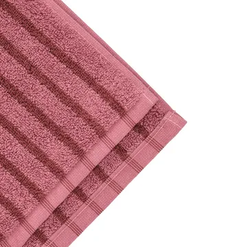 Drift badhanddoek 100x150 cm - Roze-rood - Scandi Living